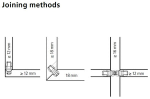 Lamello Clamex P-14/10 Flexus, Detachable Furniture Connector with Flexible Positioning Pins