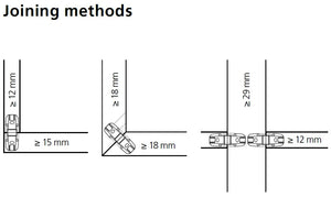 Lamello Clamex P-14, Detachable Furniture Connectors