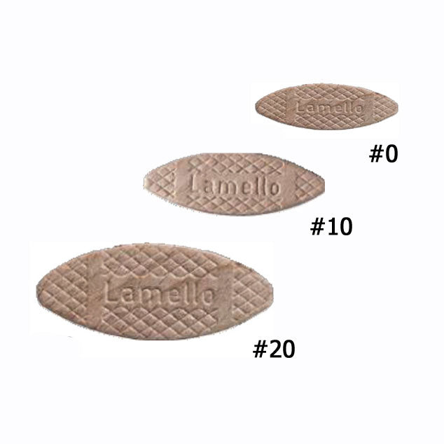 Lamello Original Wooden Biscuit Connector Combination Pack of 1000, 144030